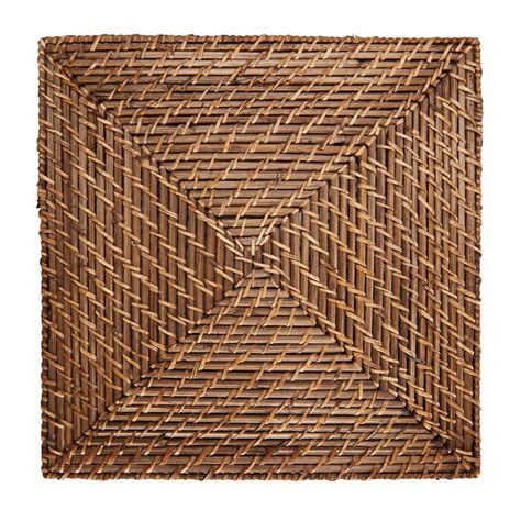 Check out our rattan placemats selection for the very best in unique or custom, handmade pieces from our kitchen & dining shops. RATTAN SQUARE PLACEMAT - NATURAL | Placemats, Wicker ...