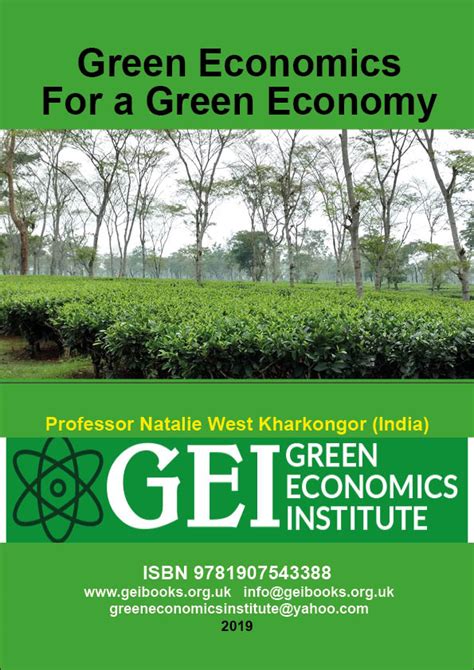 Green Economics For A Green Economy Gei Books