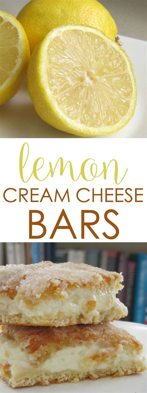Lemon Cream Cheese Bars - Written Reality