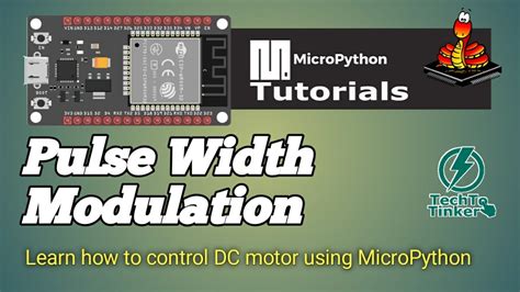 005 Esp32 Micropython Pwm Youtube