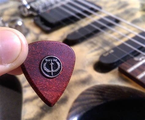 How To Make Wooden Guitar Picks 6 Steps With Pictures Instructables