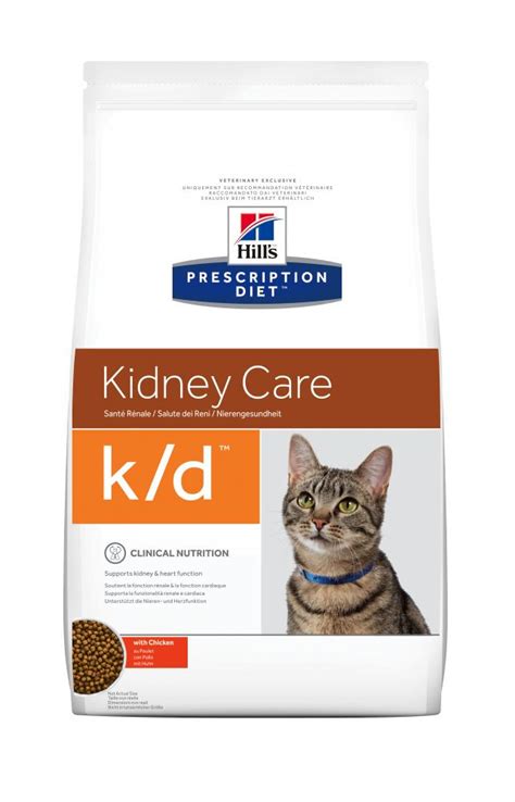 This cat food alternative is highly digestible with an optimal balance of soluble and insoluble natural fibers. Hill's Prescription Diet k/d Kidney Care 🐱 Cat Food