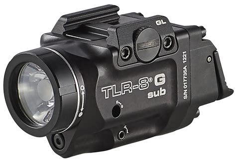 Streamlight Tlr 8 G Sub Compact Rail Mounted Tactical Weaponlight With