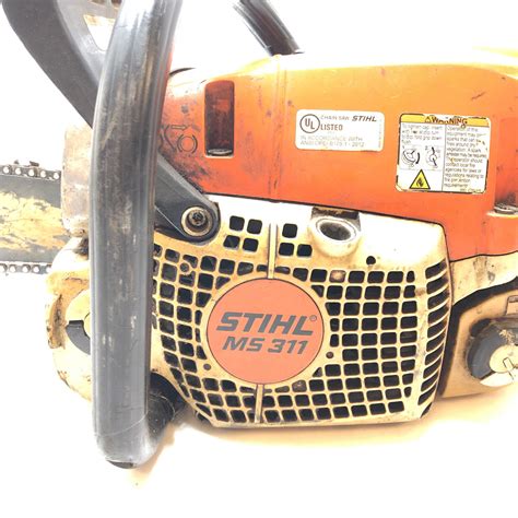 STIHL MS 311 Lightweight Gas Chainsaw 59cc Engine 20" Bar Chain AS IS