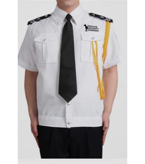 White Security Shirts Private Security Uniform Online
