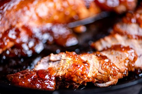 Pork loin is thick enough to be first, start with a pork loin roast any size. Oven Baked BBQ Pork Tenderloin - The Genetic Chef
