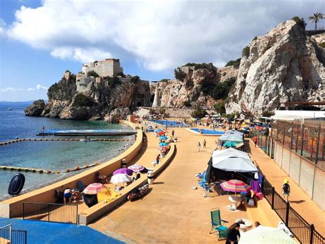 Little Bay Beach Gibraltar 2020 Editorial Stock Photo Image Of