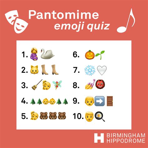 Play the classical music quiz. Panto-emoji-quiz - Birmingham Hippodrome