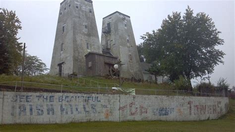 Abandoned Irish Hills Towers At Onsted Michigan Michigan Grass Lake