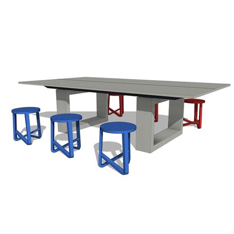 Tables should be inspected and maintained regularly by tightening screws and bolts, inspecting casters and glides for damage, and inspecting all moving parts for damage and wear. James De Wulf Concrete Ping-pong & Dining Table [10453 ...