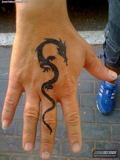 Tattoo Of Dragons Hand
