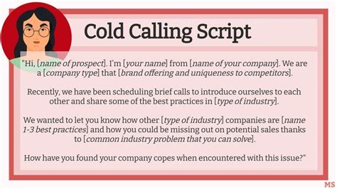 Cold Calling Script Template Cold Calling Scripts Cold Calling Cold