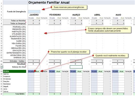 Modelo De Planilha De Gastos Mensais Pessoais Excel Vários Modelos