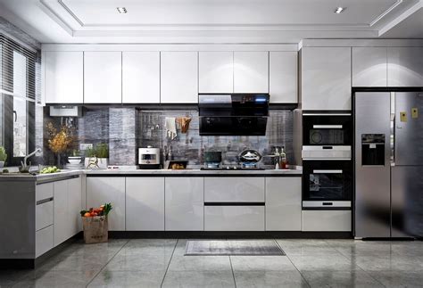 A master painter offers tips on how to paint kitchen cabinets. Quality High Gloss Kitchen Cabinets - ZHIHUA Cabinets