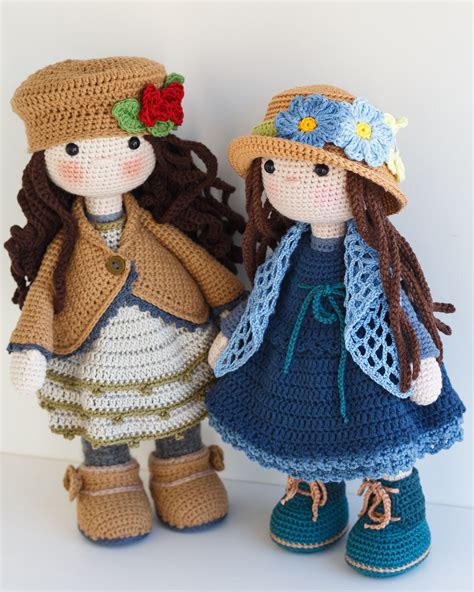 Bella Crochet Doll Amigurumi Doll Stuffed Doll Handmade Doll