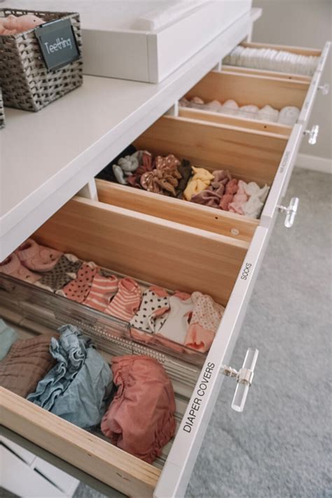 10 Nursery Dresser Organization Ideas And Printable Drawer Labels Artofit