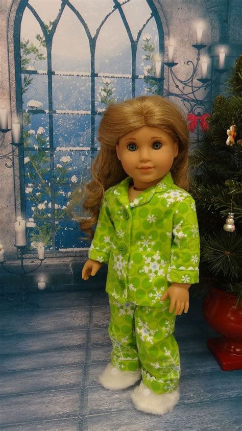 Pajamas For American Girl Baby Its Cold Outside Etsy American Girl