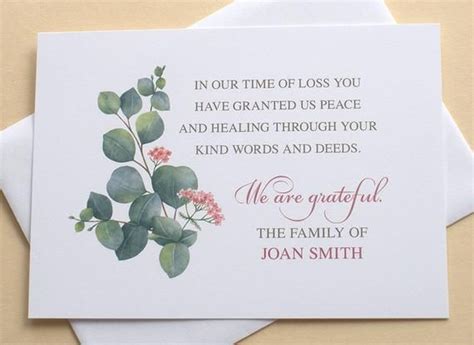 Writing a sympathy note with your funeral flowers? Let me create a custom sympathy thank you card for you ...