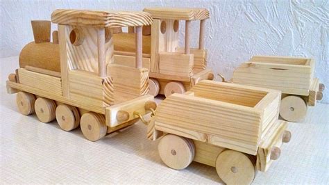 Holzspielzeug selber bauen, ist mit den passenden plänen nicht schwer. Lokomotive aus Holz - Bauanleitung zum Selberbauen - 1-2 ...