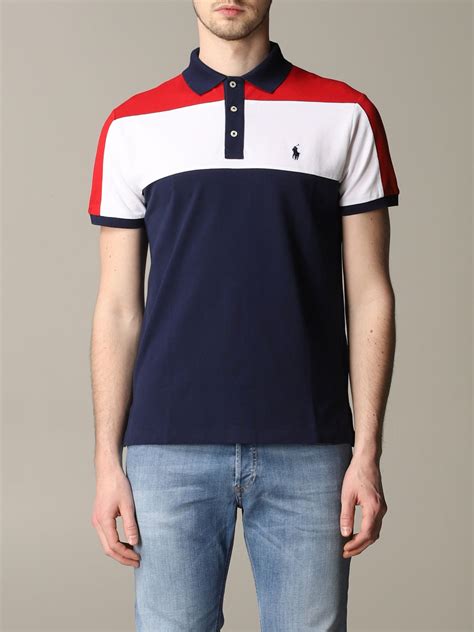 Polo Ralph Lauren Outlet T Shirt For Man Blue Polo Ralph Lauren T Shirt 710791003 Online On