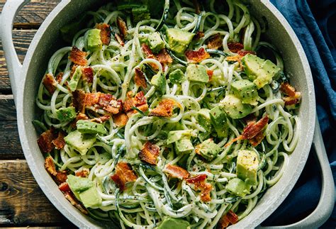 Without another second of delay, let's jump to our list of 21 top keto veg. Bacon Avocado Keto Zoodles Recipe • iFit Blog