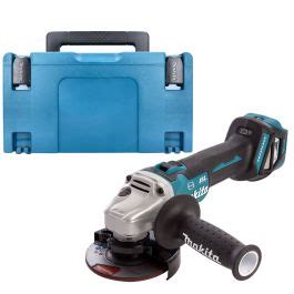 Makita Dga V Lxt Cordless Brushless Mm Angle Grinder With Type Case Buy Online At Uk