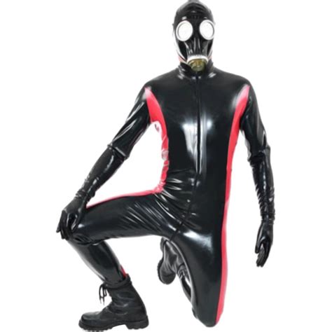 Rubber Slave Gimp Suit Laidtex