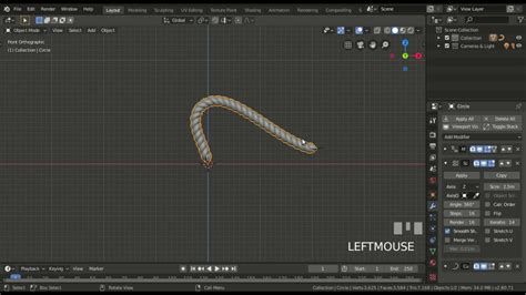 Blender Tutorial Modeling 2 And 3 Strands Ropes With Modifiers