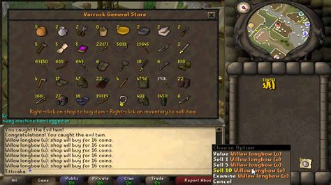 2007 Runescape How To Sell Items Very Fast In General Store Youtube