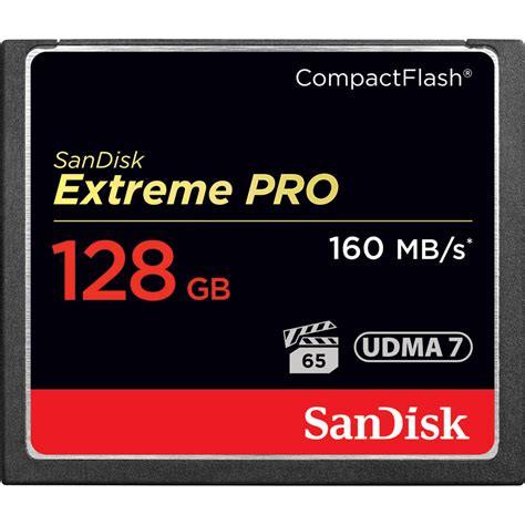 Sandisk 128gb Extreme Pro Compact Flash Memory Card Order Online