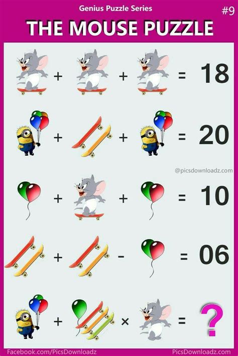 Pin By Nermİn K12 On Puzzle Math Maths Puzzles Math Puzzles Brain