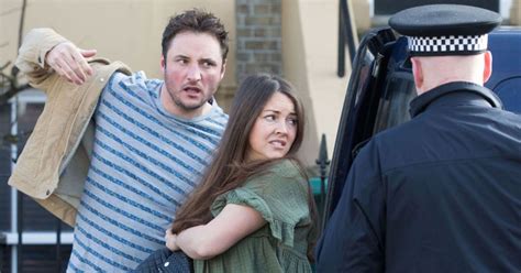 Eastenders Stacey And Martin Fowler Stopped By Police After Taking