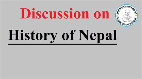 Discussion On History Of Nepal Youtube