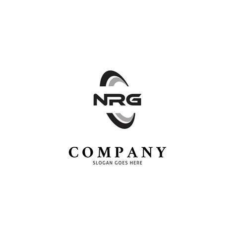 Initial Letter Nrg Icon Vector Logo Template Illustration Design