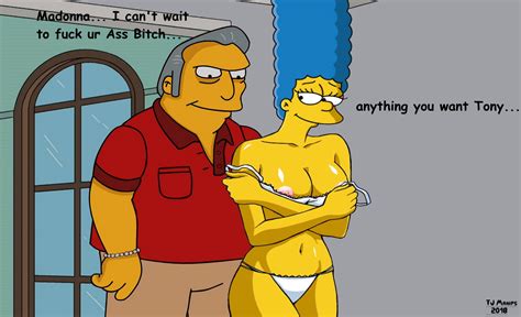 Rule 34 English Text Fat Tony Fjm Marge Simpson Tagme The Simpsons
