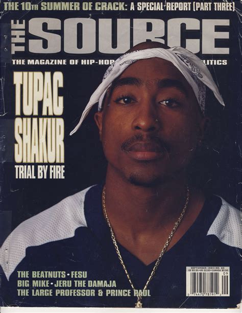The Source September 1994 Issue Featuring Tupac Tupac Tupac Poster 2pac