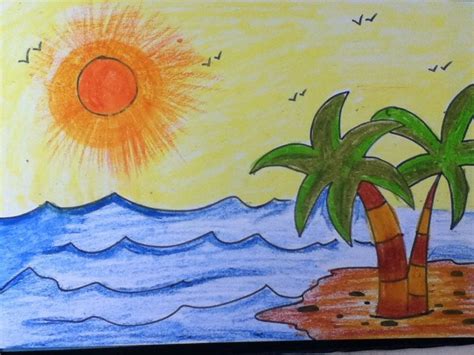 Easy Scenery Drawing For Kids Step By Step 2021