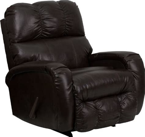 View store details change store. Leather Rocker BROWN Recliner Gaming Chair Home Theater ...