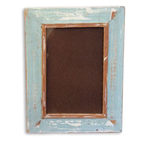 Rustic Distressed Picture Frame With A Shabby Chic Vintage Country
