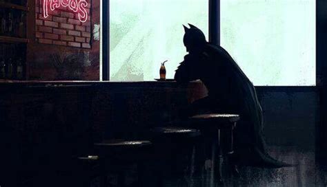 Drinking At A Bar Batman Batman Batman Art Batman Wallpaper