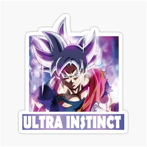 Goku Ultra Instinct Dragon Ball Super Sticker For Sale By Madi98d