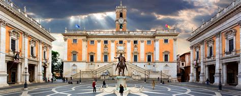The Piazza Del Campidoglio One Of The Most Beautiful Civic Spaces In