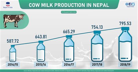 Cow Milk Production In Nepal Infograph