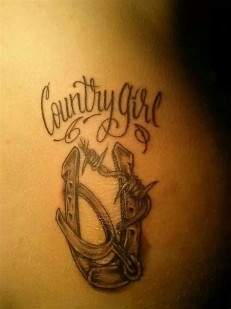 Pin By Shelbee Sleeman On Tattoos Western Tattoos Country Girl