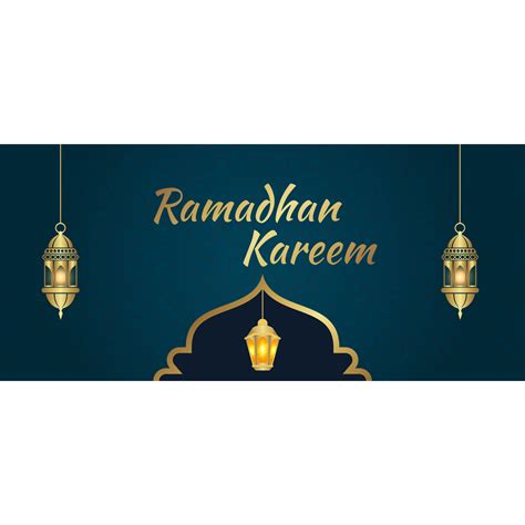 Cartes De Voeux Lanterne Dorée Pour Ramadan 913542 Art Vectoriel Chez