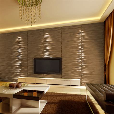 Art3d Decorative 3d Wall Panels Wave Board Design For Tv Wallsbedroom