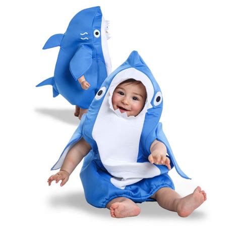 Disfraz de Tiburón azul para bebé Envío en h