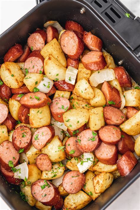 Air Fryer Potatoes And Sausage Dinrecipes