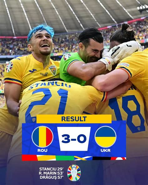 România Ucraina Scor 3 0 Debut De Excepție La Euro 2024 România