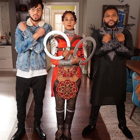 Black Ish Cast Suit Up As Black Panther Characters For Halloween